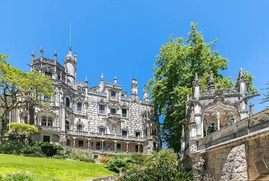 The gardens of Quinta da Regaleira in Sintra