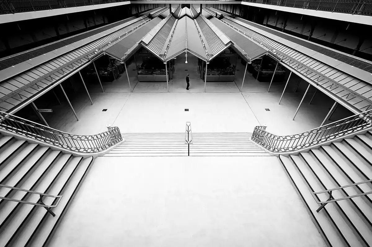 The Mercado do Bolhão market hall in Porto