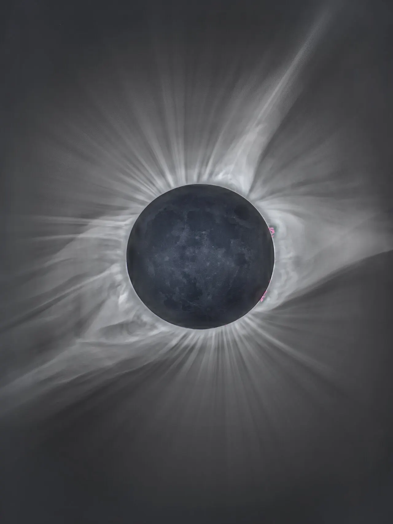 Total solar eclipse corona
