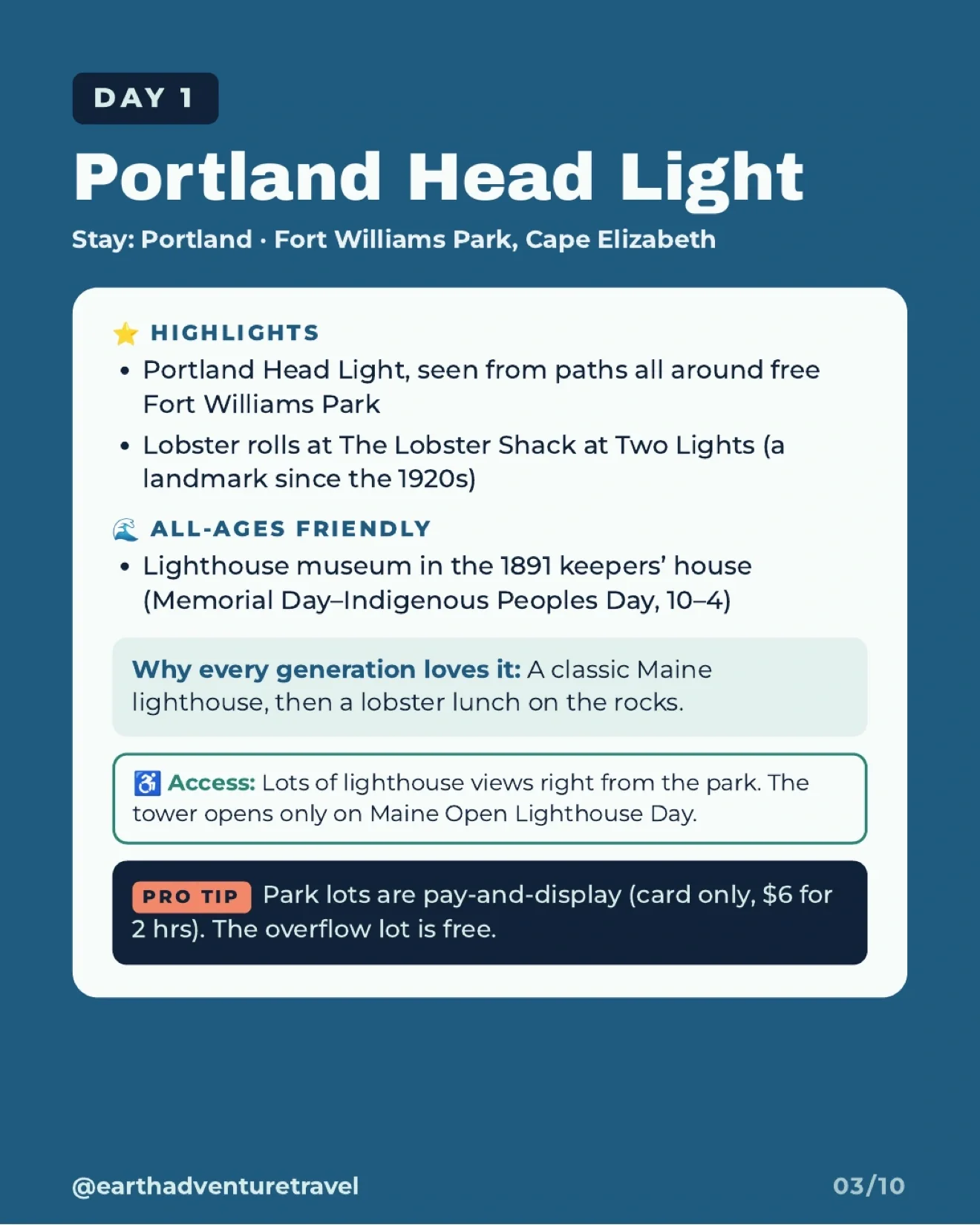Illustration of Portland Head Light above the rocky Maine shoreline