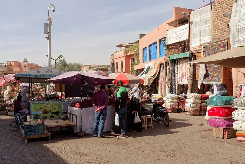The Rahba Kedima spice square in Marrakech