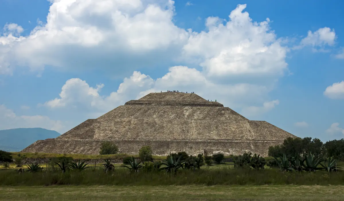 The Pyramid of the Sun at Teotihuacan