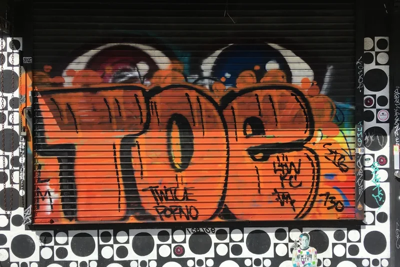 A large graffiti mural on a wall in the Wynwood Art District