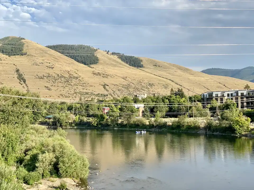 The Clark Fork riverfront in Missoula