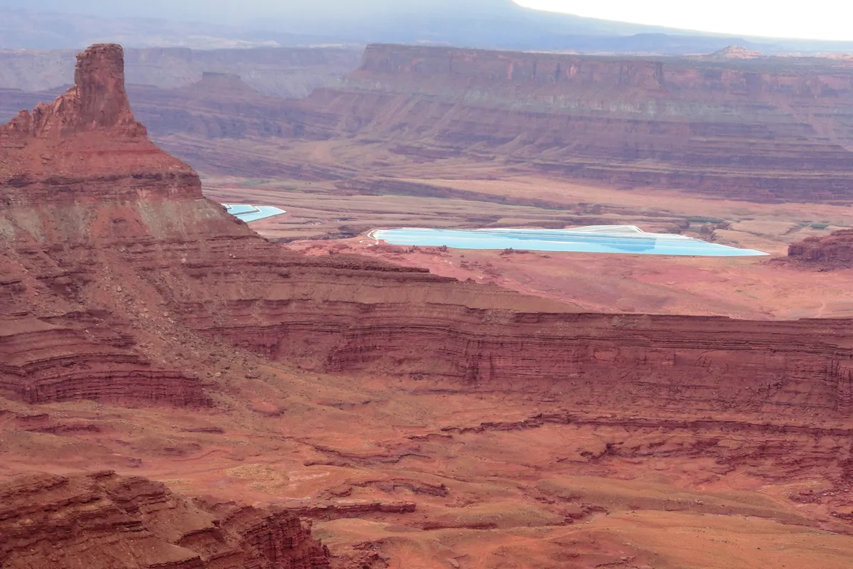The Colorado River gooseneck seen from Dead Horse Point, Utah