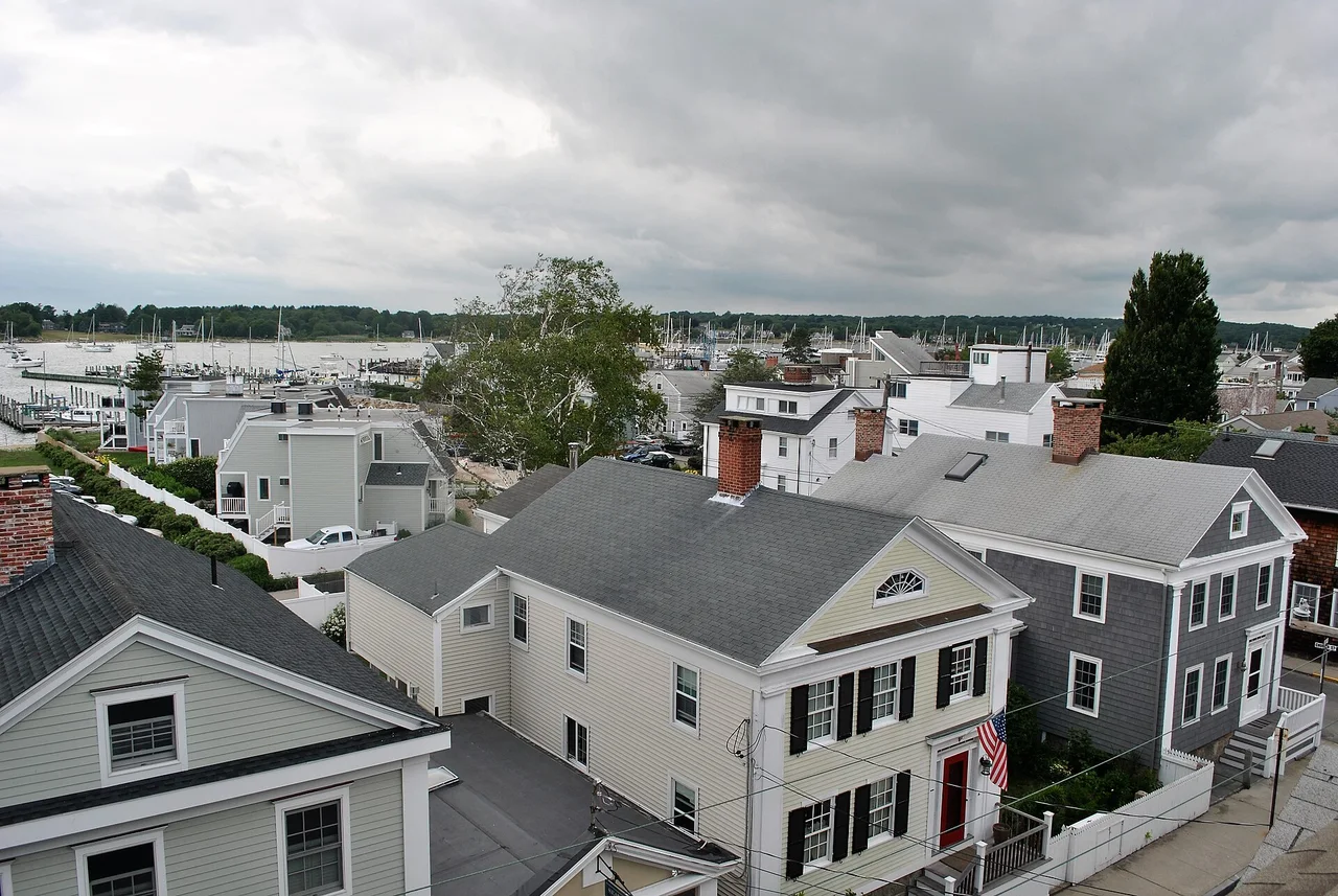 Stonington Borough and the Old Lighthouse