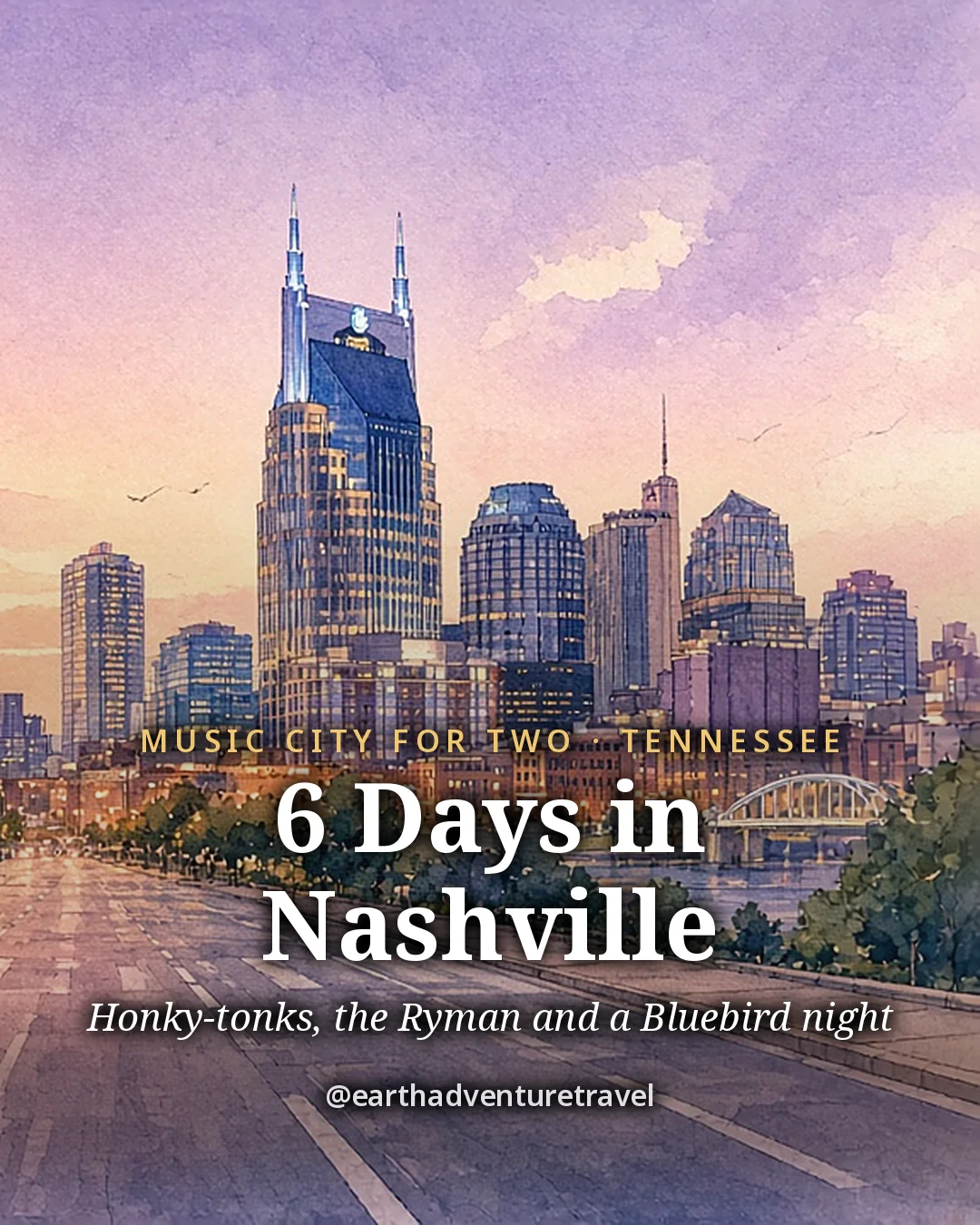 Cover artwork for the Nashville in 6 Days guide