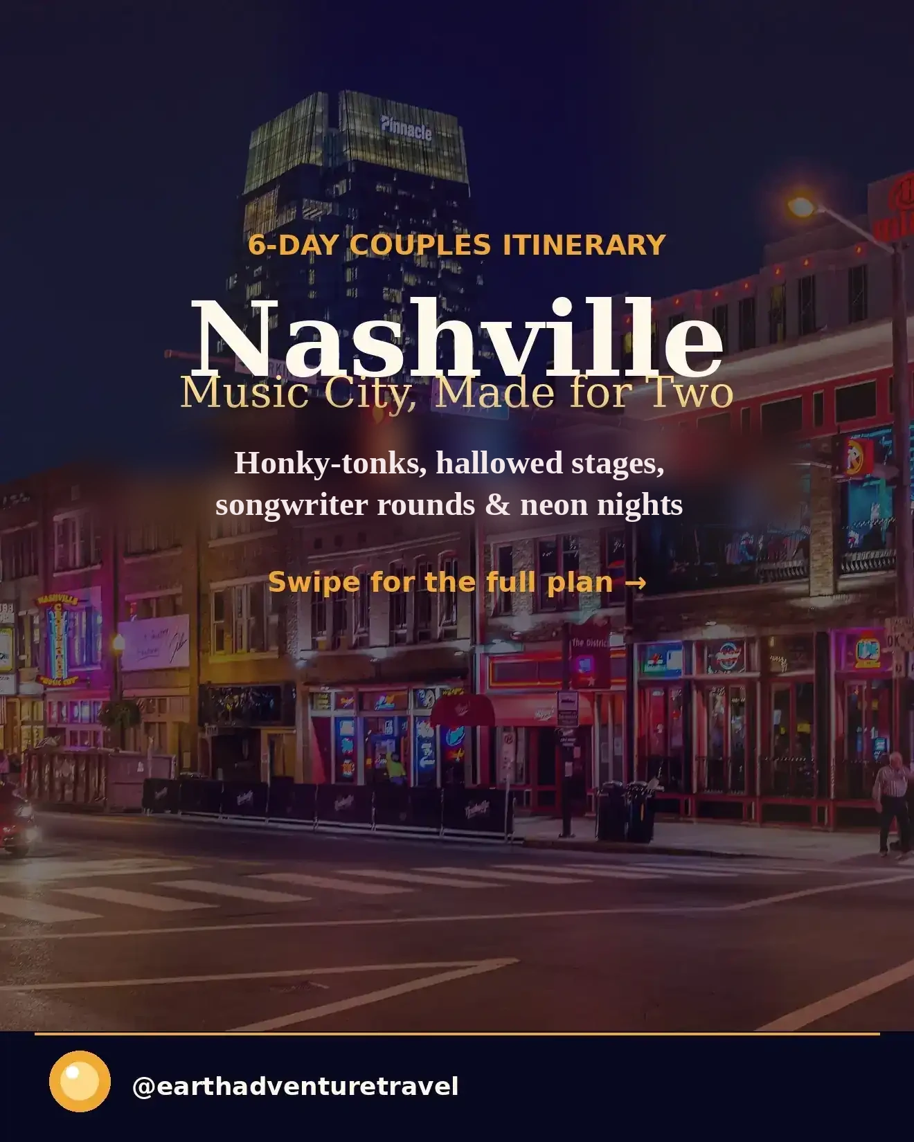 Cover graphic for Nashville in 6 Days