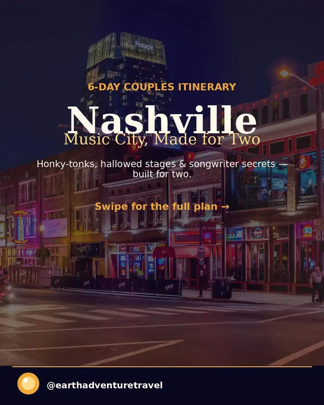 Cover graphic for Nashville in 6 Days