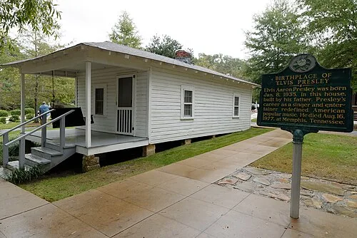 The Elvis Presley Birthplace in Tupelo