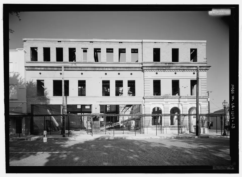 Front Street and the riverbank