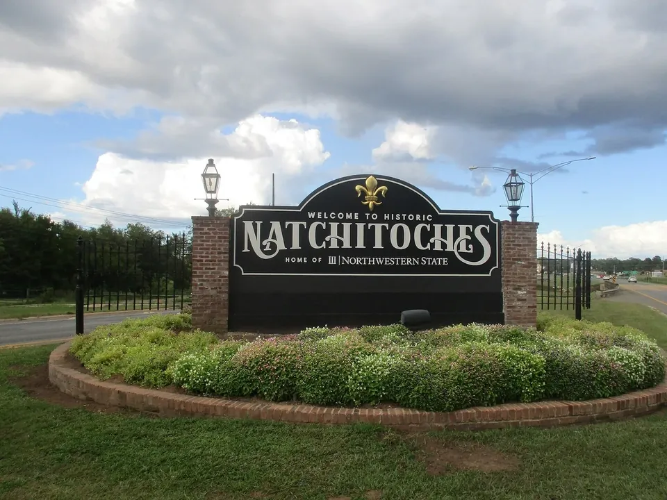 Front Street in Natchitoches, Louisiana