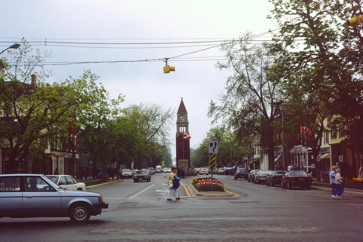 Heritage buildings along the main street of Niagara-on-the-Lake
