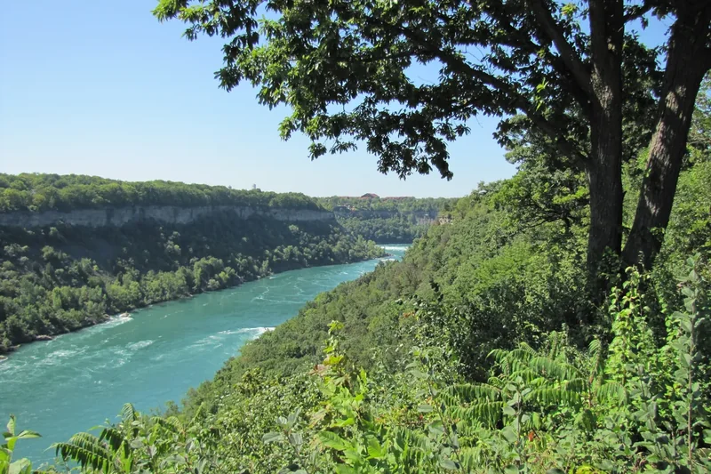 The Niagara River seen from the Niagara Parkway near Niagara-on-the-Lake