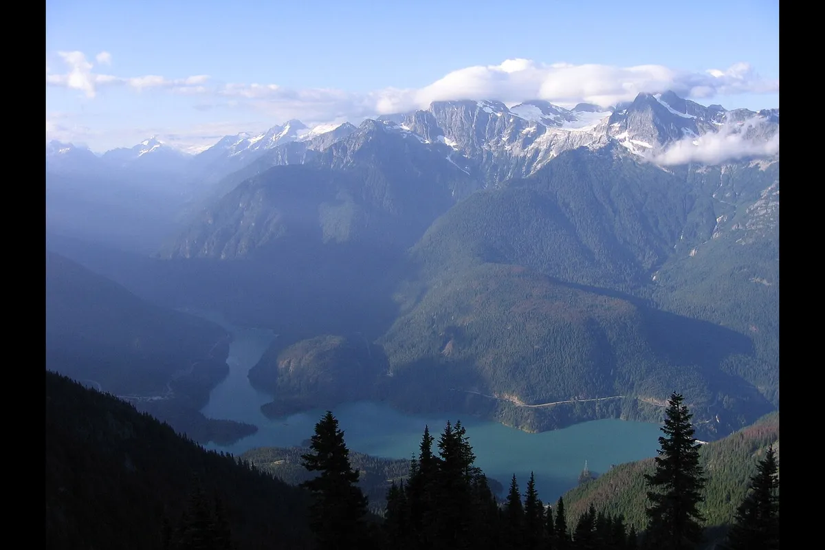 Ross Lake deep in the North Cascades