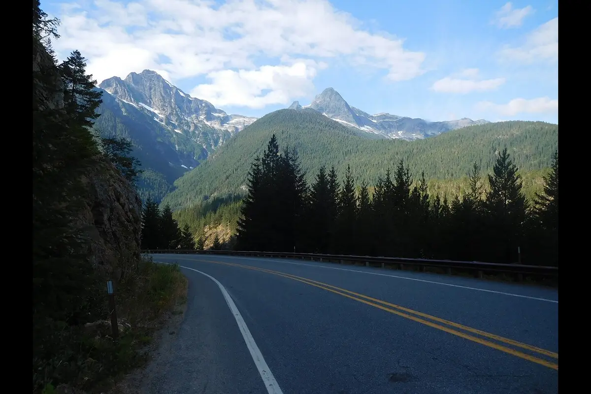 SR 20 winding through the North Cascades