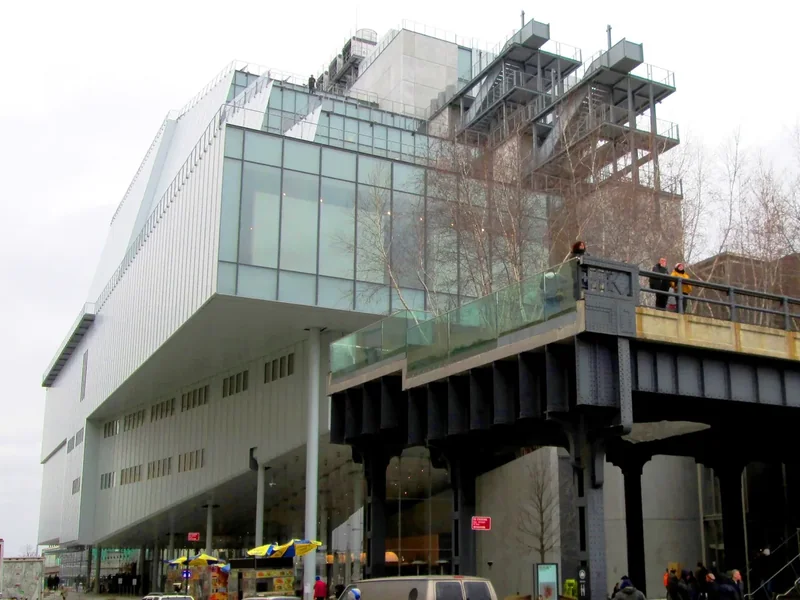 The Whitney Museum’s building at the south end of the High Line on Gansevoort Street