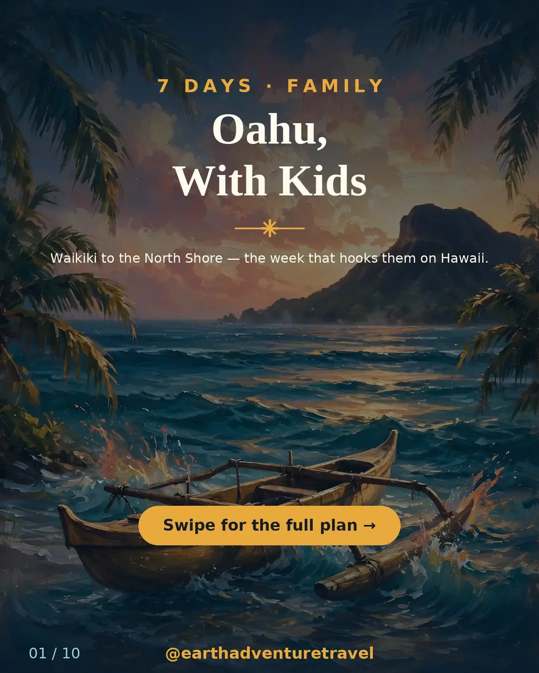 Oahu family itinerary cover