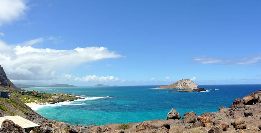 The windward coastline from Makapuu Lookout
