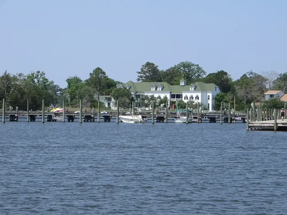 Manteo waterfront on Roanoke Island