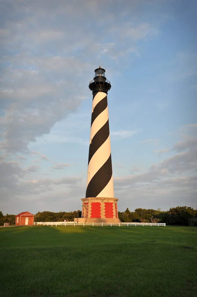 Cape Hatteras Lighthouse at sunset