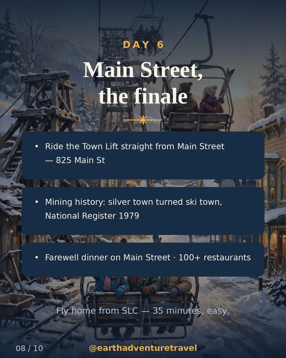 Illustrated Main Street finale: Town Lift and farewell