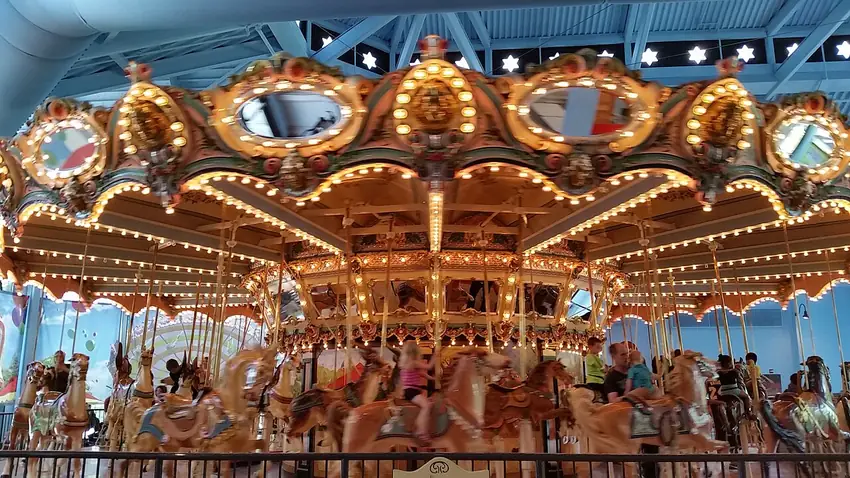 The carousel at the Please Touch Museum
