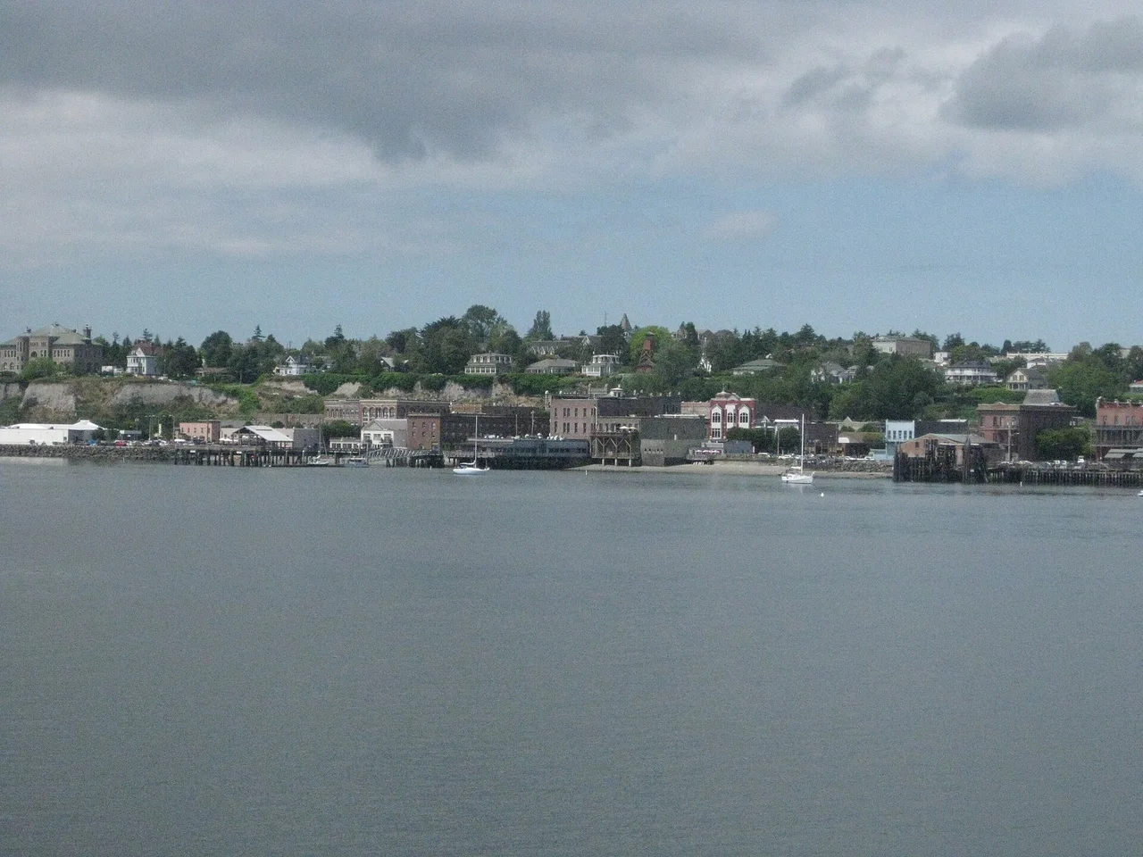 Panoramic view of the Port Townsend waterfront
