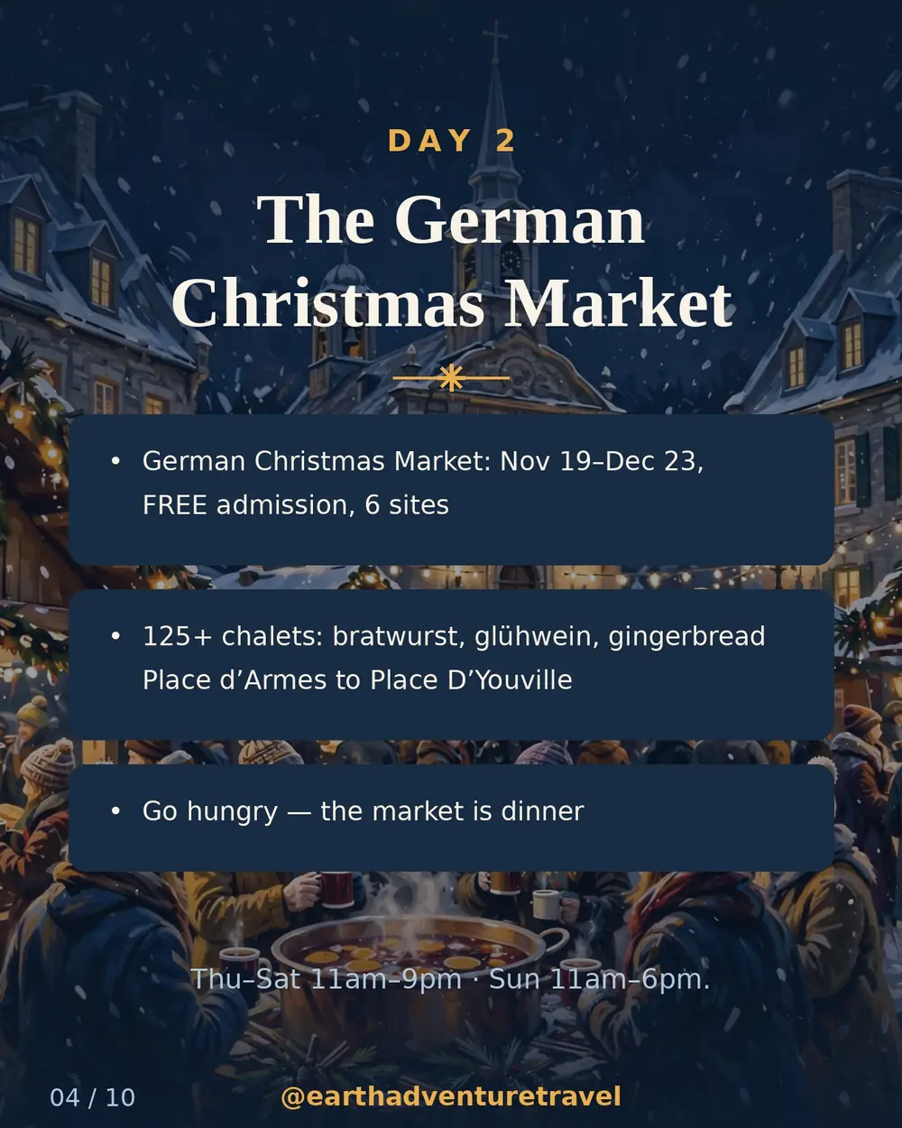 Illustrated German Christmas Market