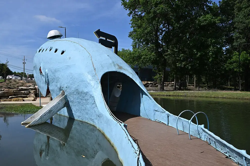 The Blue Whale of Catoosa in Oklahoma