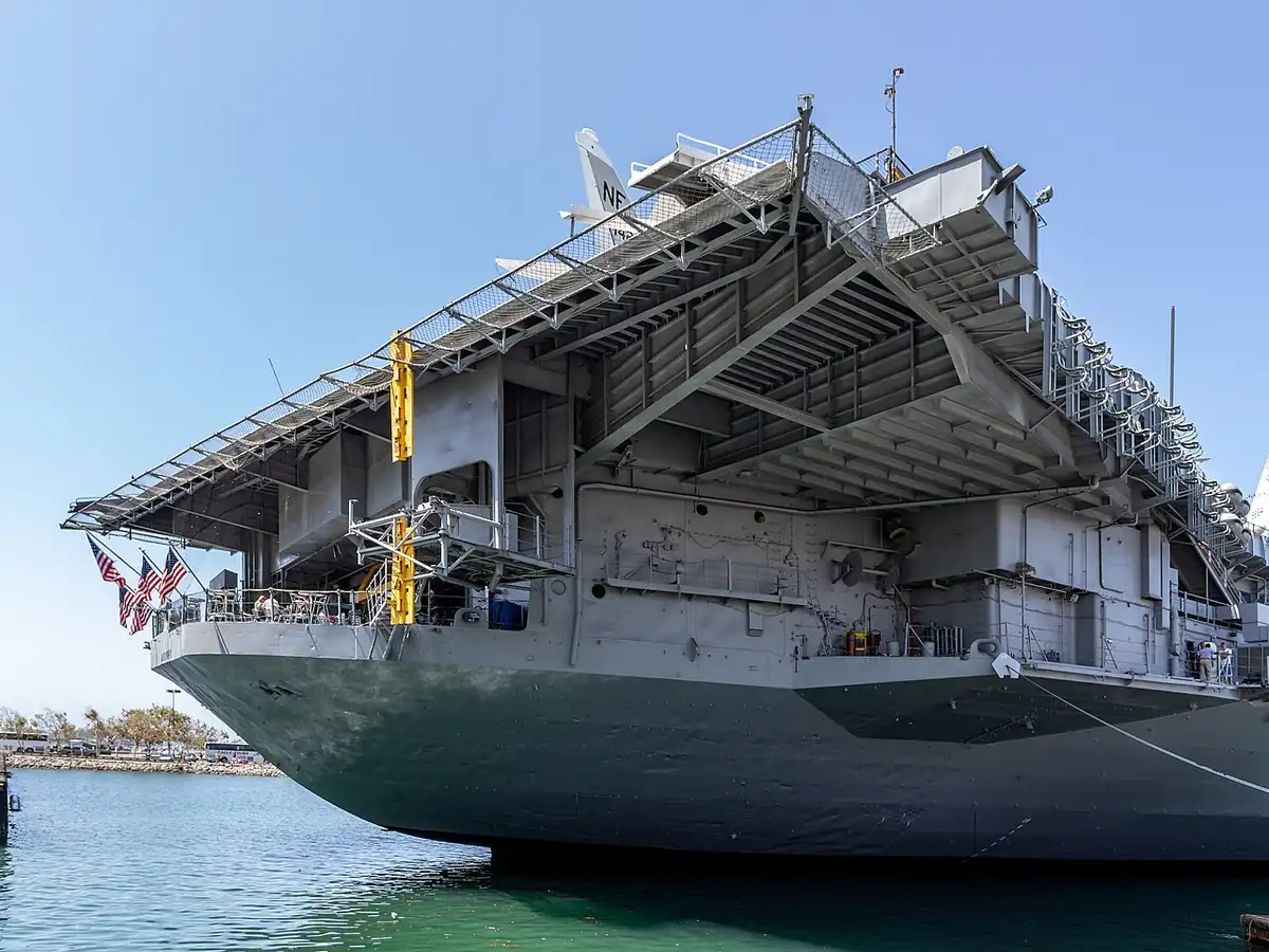 The USS Midway aircraft carrier museum