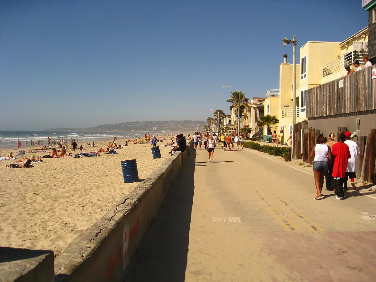 Mission Beach boardwalk