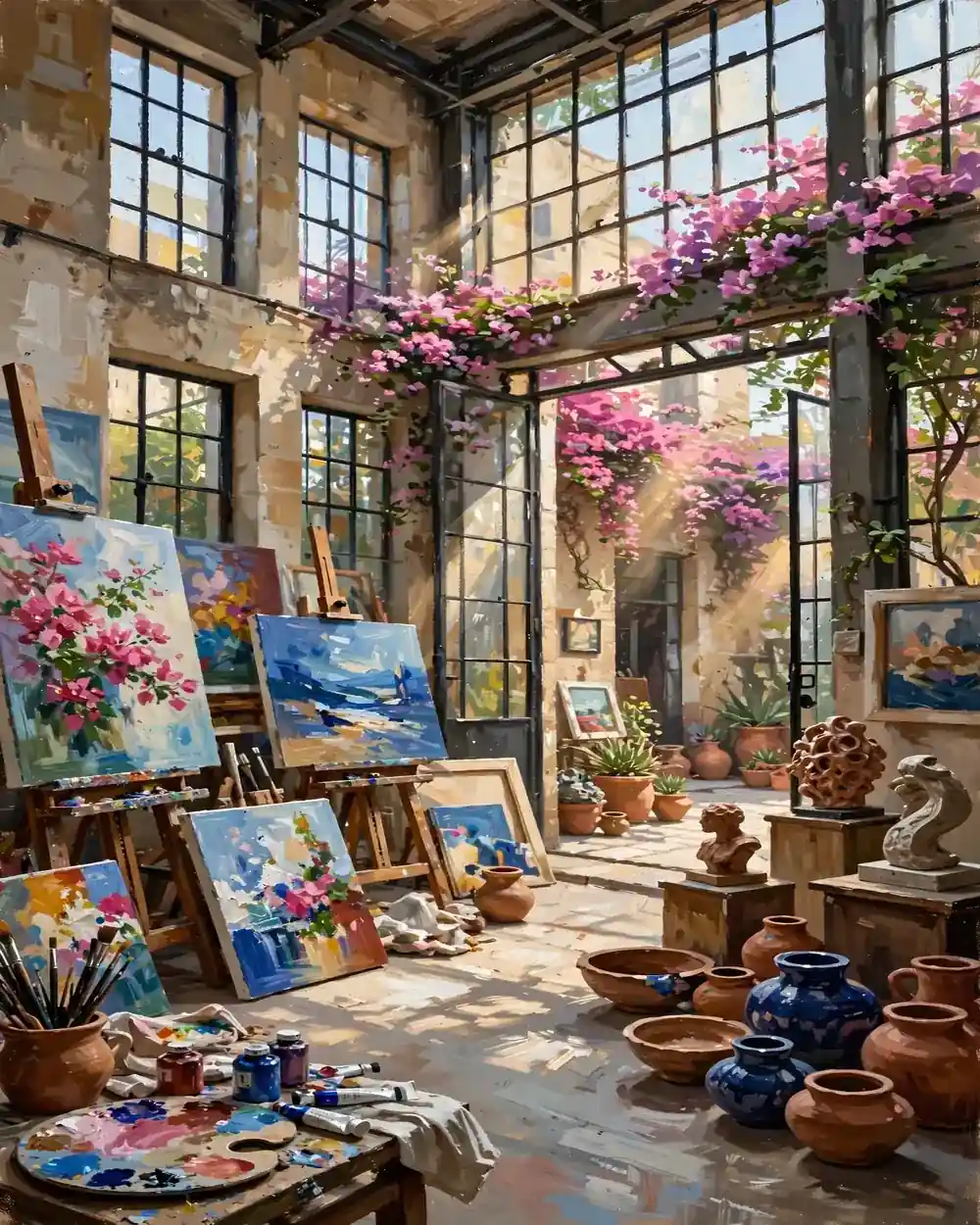 Day 2 graphic: the artist studios and galleries of Fábrica La Aurora