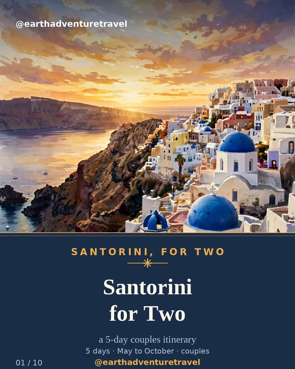 Cover graphic for Santorini for Two