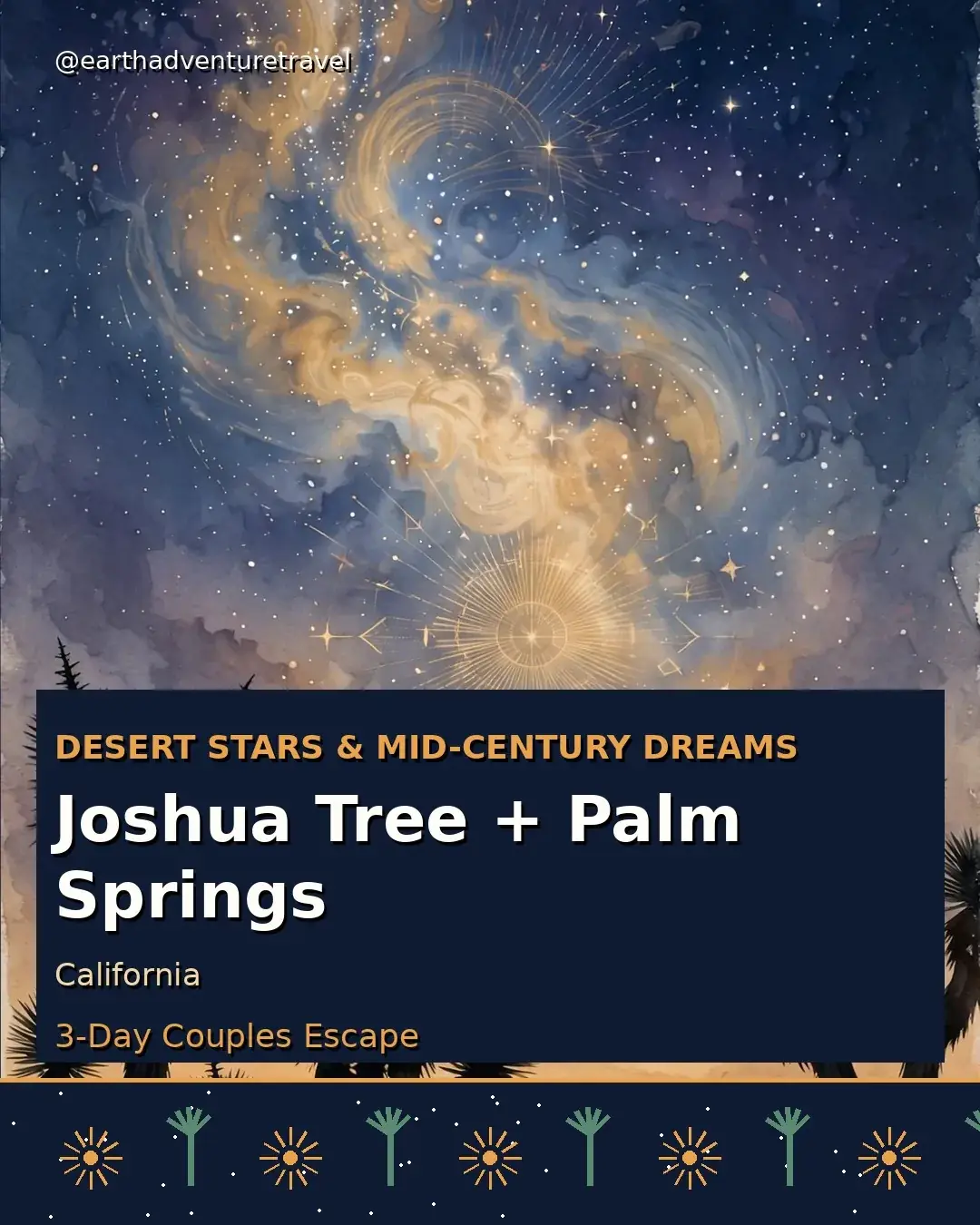 Cover graphic for Joshua Tree + Palm Springs