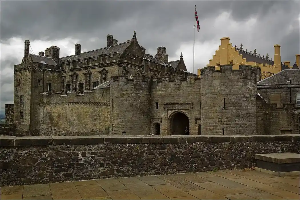 Stirling Castle on its volcanic crag