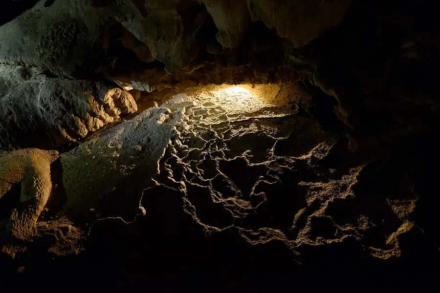 Crystal formations in Crystal Cave