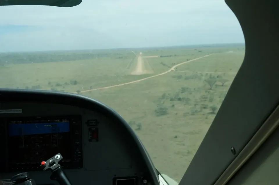 A last drive and the flight back to Arusha