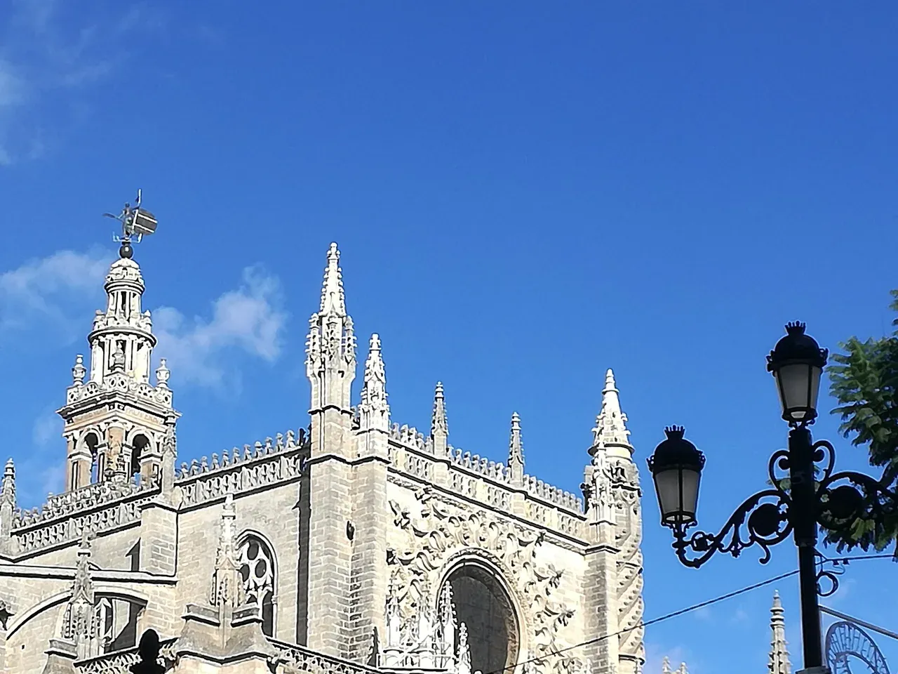 The Giralda tower of Seville Cathedral