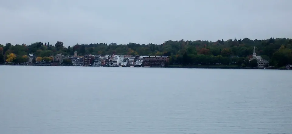 Skaneateles Village seen from the lake