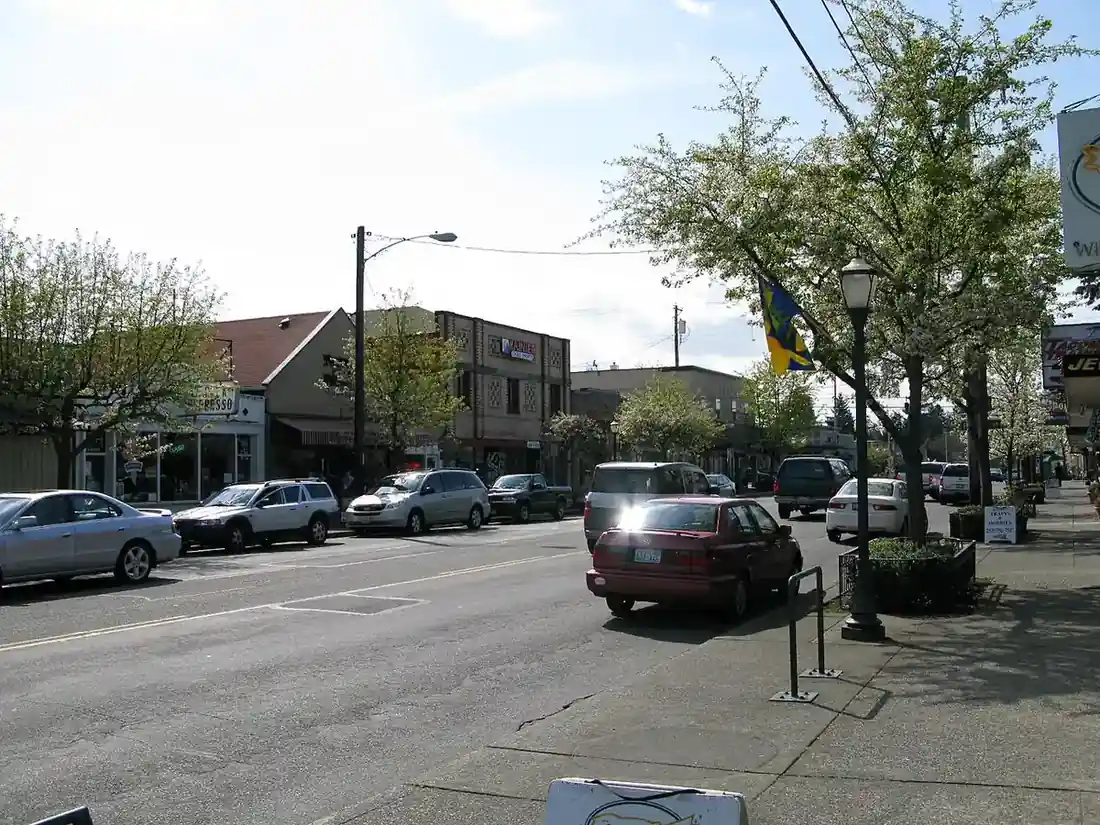 Proctor District main street in Tacoma