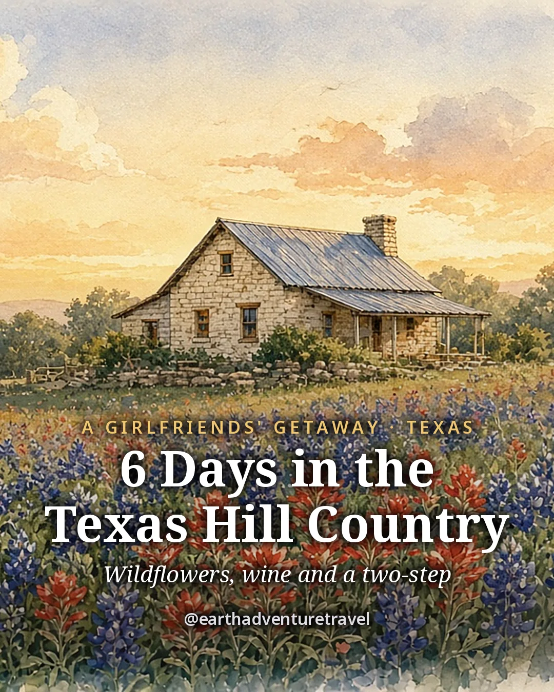 Cover artwork for the Texas Hill Country in 6 Days guide
