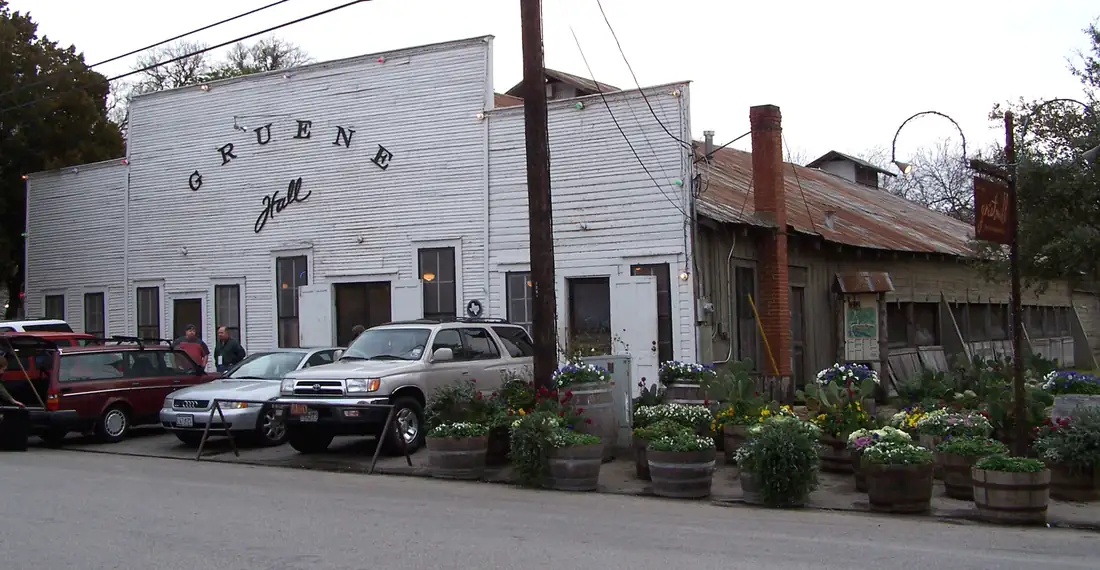 Gruene Hall, Texas' oldest continually run dance hall, built 1878