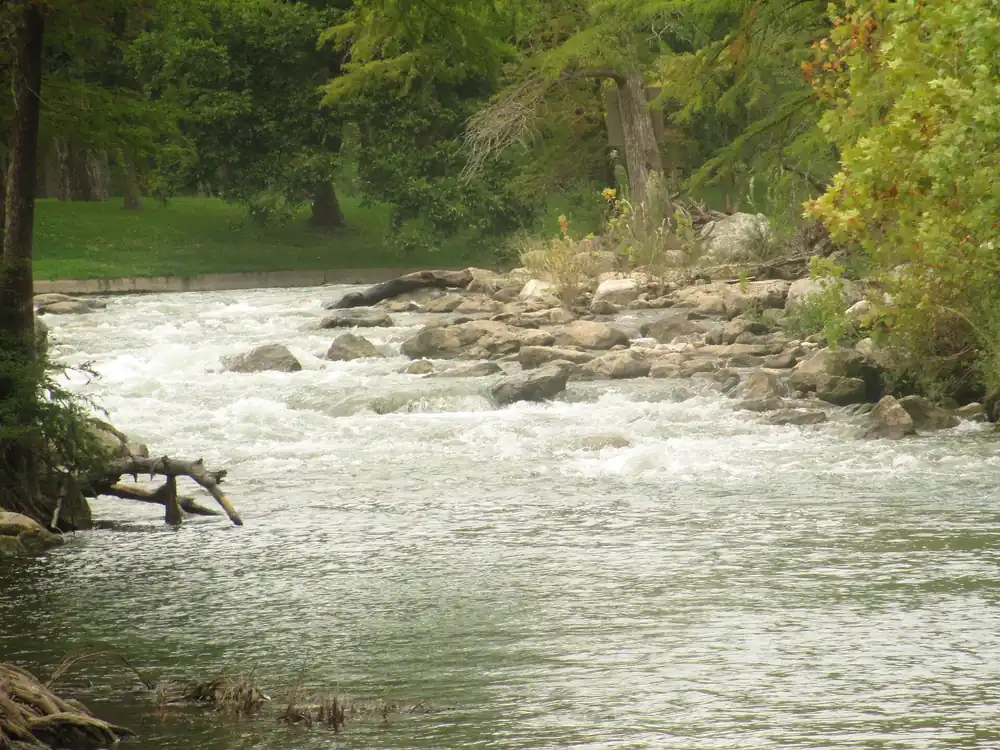 The Guadalupe River in Gruene, Texas