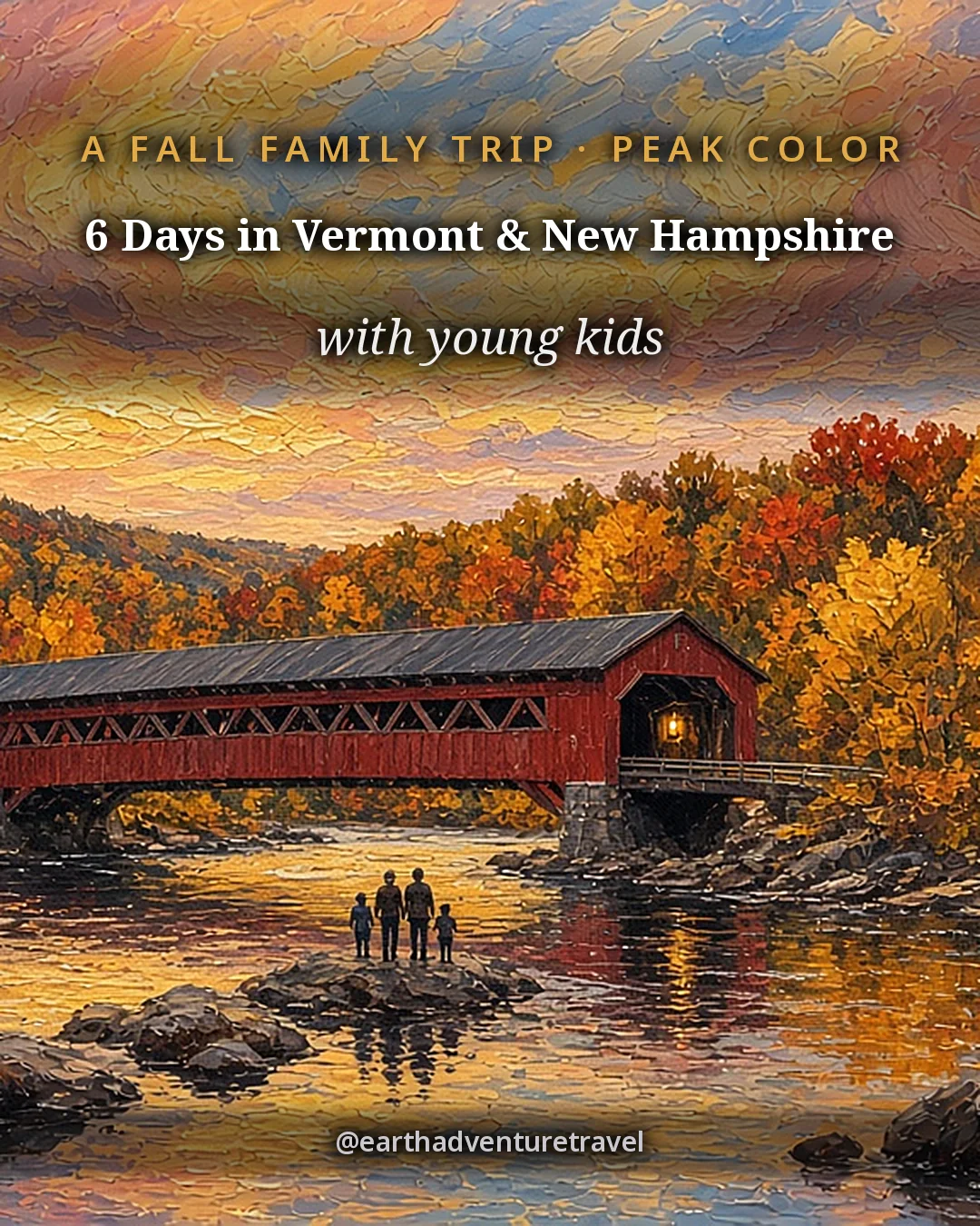 Cover graphic for the Vermont & New Hampshire itinerary