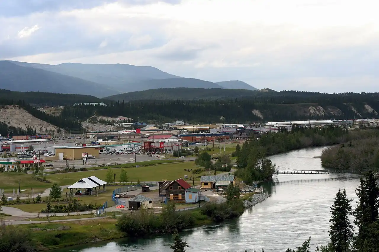 The Yukon River at Whitehorse