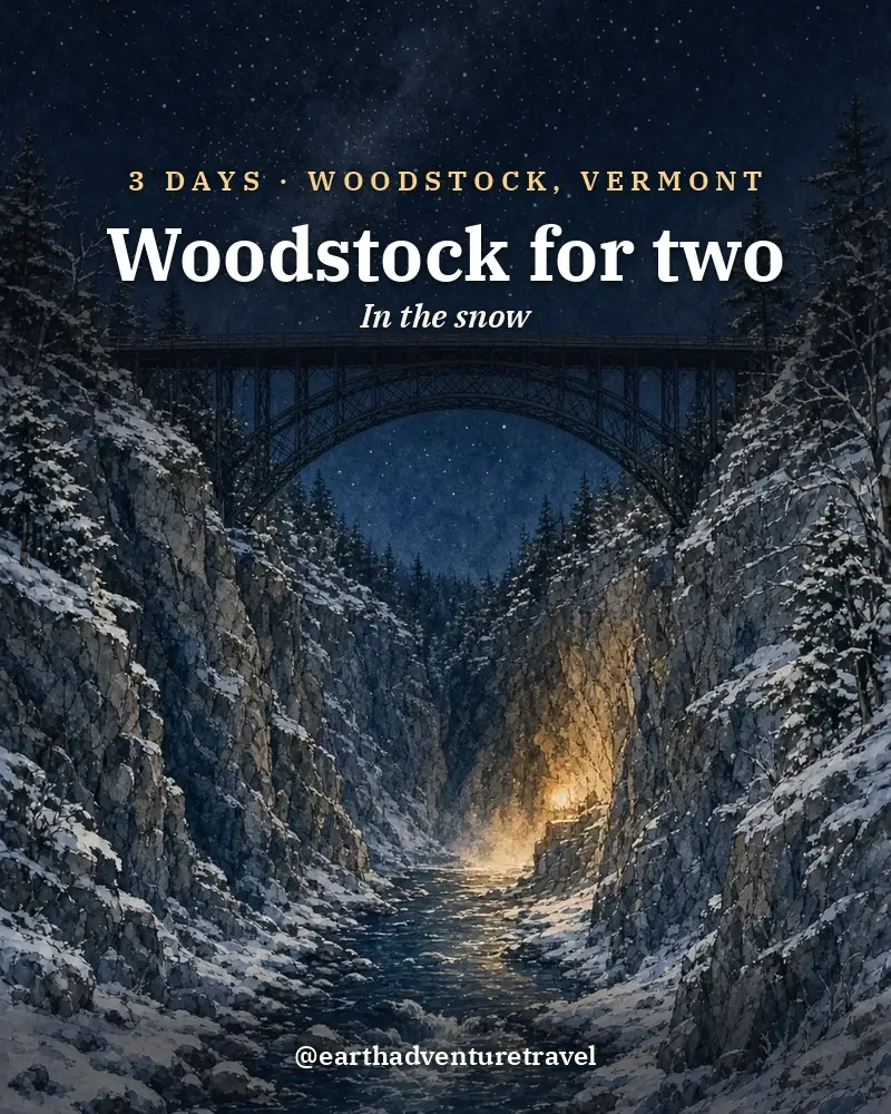 Illustrated recap card: Woodstock