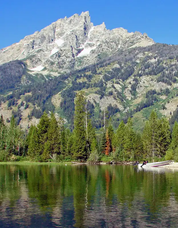 Jenny Lake with Teton reflections