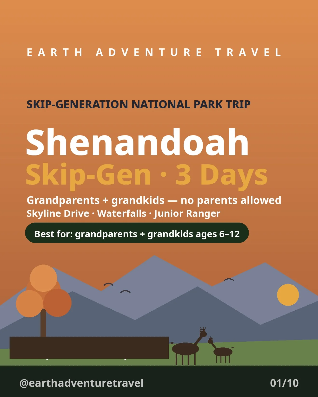 Cover graphic for Shenandoah Skip-Gen